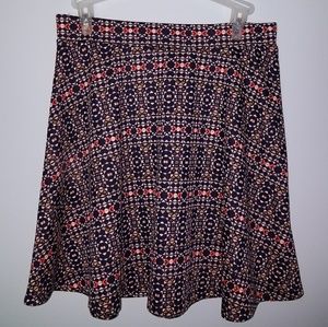 H&M High-Waisted Colorful Skirt